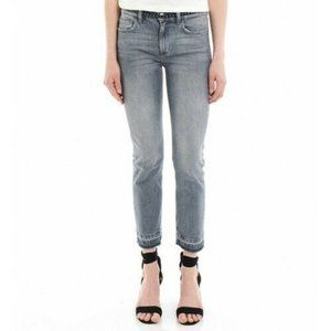 Claudie Pierlot High Rise Straight Crop, Grey - 26
